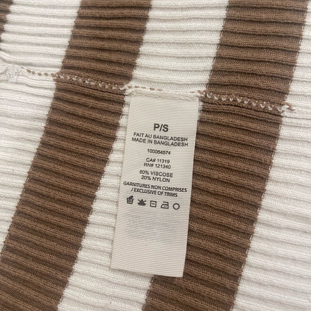 Garage ribbed square neck cropped tank summer| Sz S - Picture 5 of 6